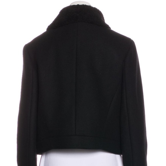 Vince NWOT shearling and wool Moto jacket - Picture 3 of 3